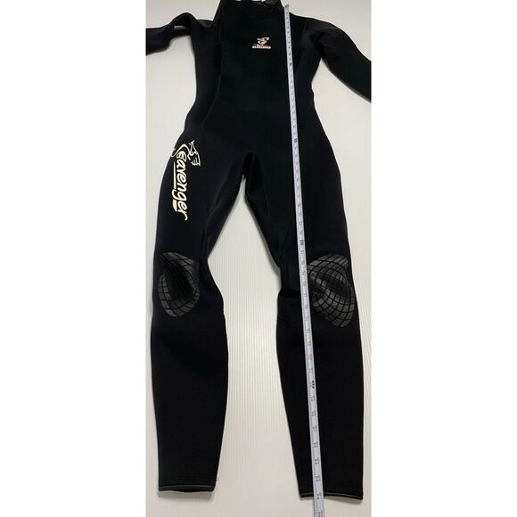 Seavenger Alpha 3mm Neoprene Fullsuit Wetsuit, Black, Women's Size 9 - Picture 7 of 16